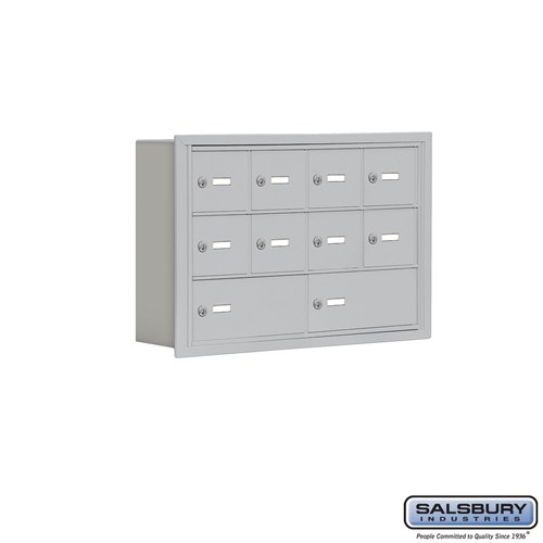 SALSBURY INDUSTRIES 19035-10 Cell Phone Storage Locker, 29.25 x 18.75 x 5.75 Inch Size, 3 Door High | CE7EXG