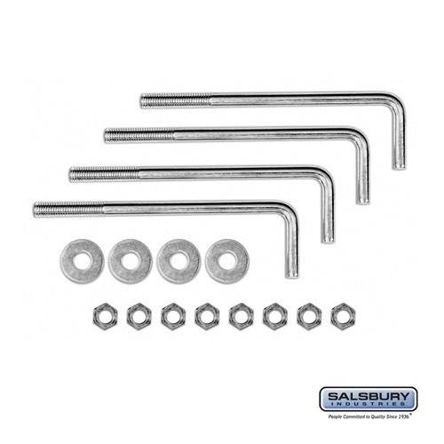 Pedestal Mounting Kit, 0.5 x 2 x 8 Inch Size
