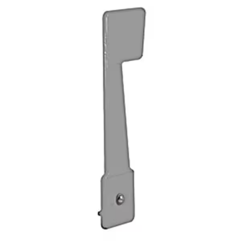 SALSBURY INDUSTRIES 4816E-SLV Replacement Flag, 2.75 x 8 x 0.25 Inch Size, Silver | CE7JLD