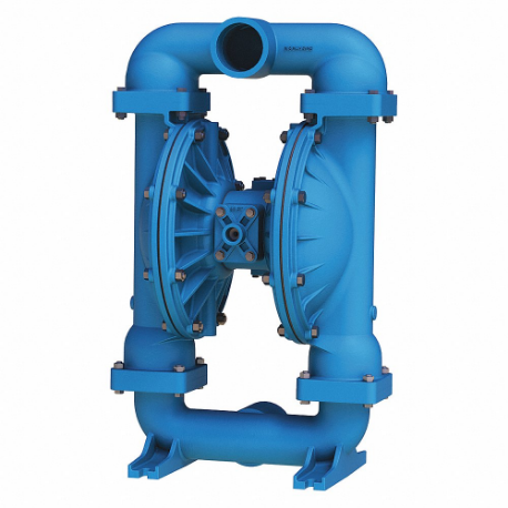 SANDPIPER S30B1A2TANS600. Double Diaphragm Pump, Air, Aluminum, Bolt, 3 Inch Fluid Connection Size, Npt, Ptfe, Ptfe | CT9TDB 56LZ96