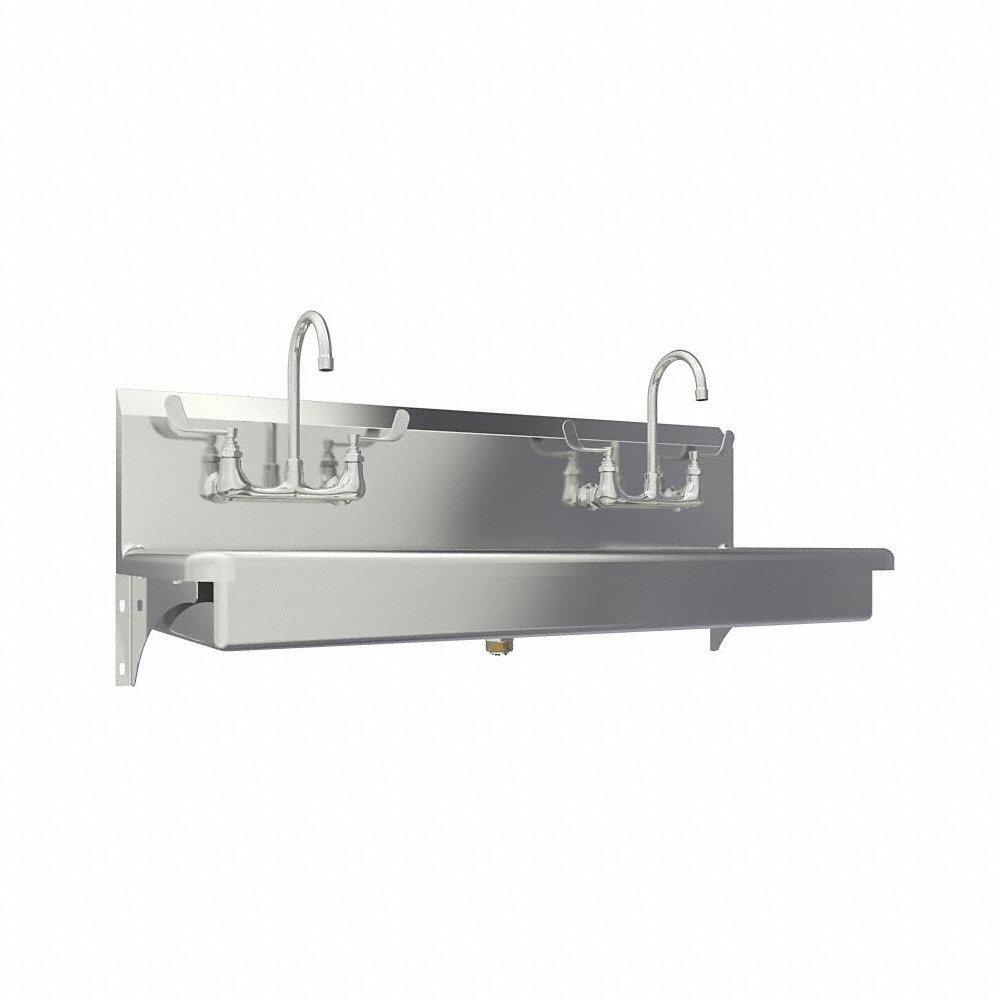 SANI-LAV 5A2F Wash Station, Sani-Lav, 2 gpm Flow Rate, Splash, 45 Inch x 16 1/2 Inch Bowl Size | CT9WFC 46CF13