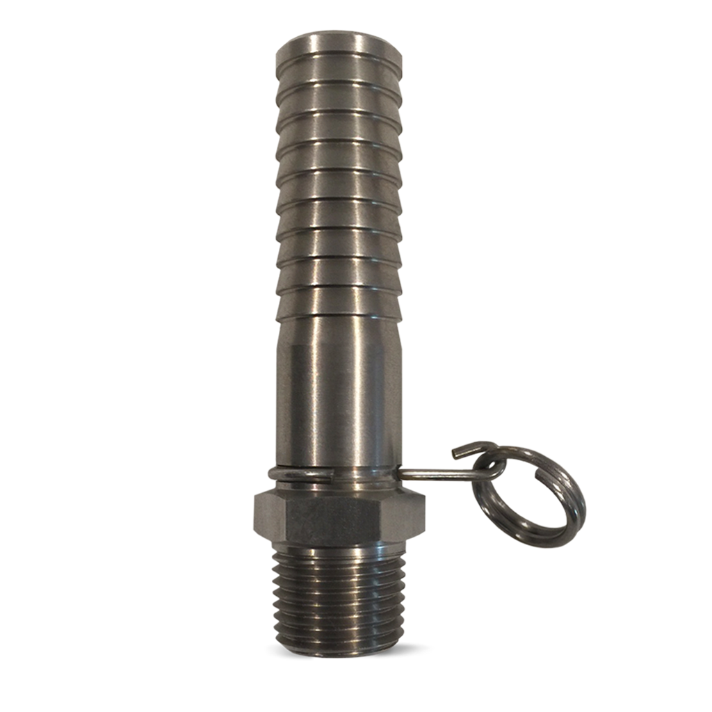 SANI-LAV N14S Hose Adapter, Hose Barb/Male NPT Connection, 1/2 Inch x 3/4 Inch Connection Size | CT9VWY 46CF41