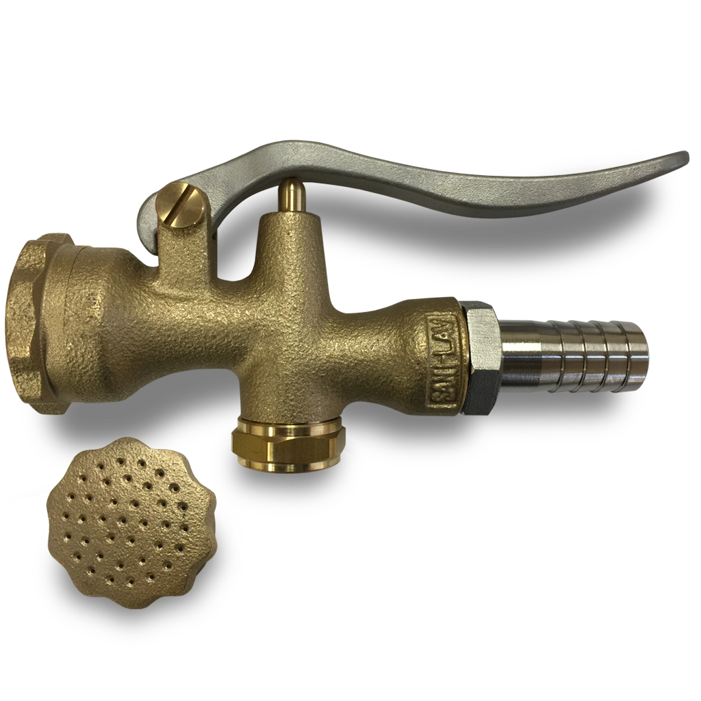 Hog Wash Nozzle, 200 PSI Max, Hose Barb Connection, 3/4 Inch Connection Size