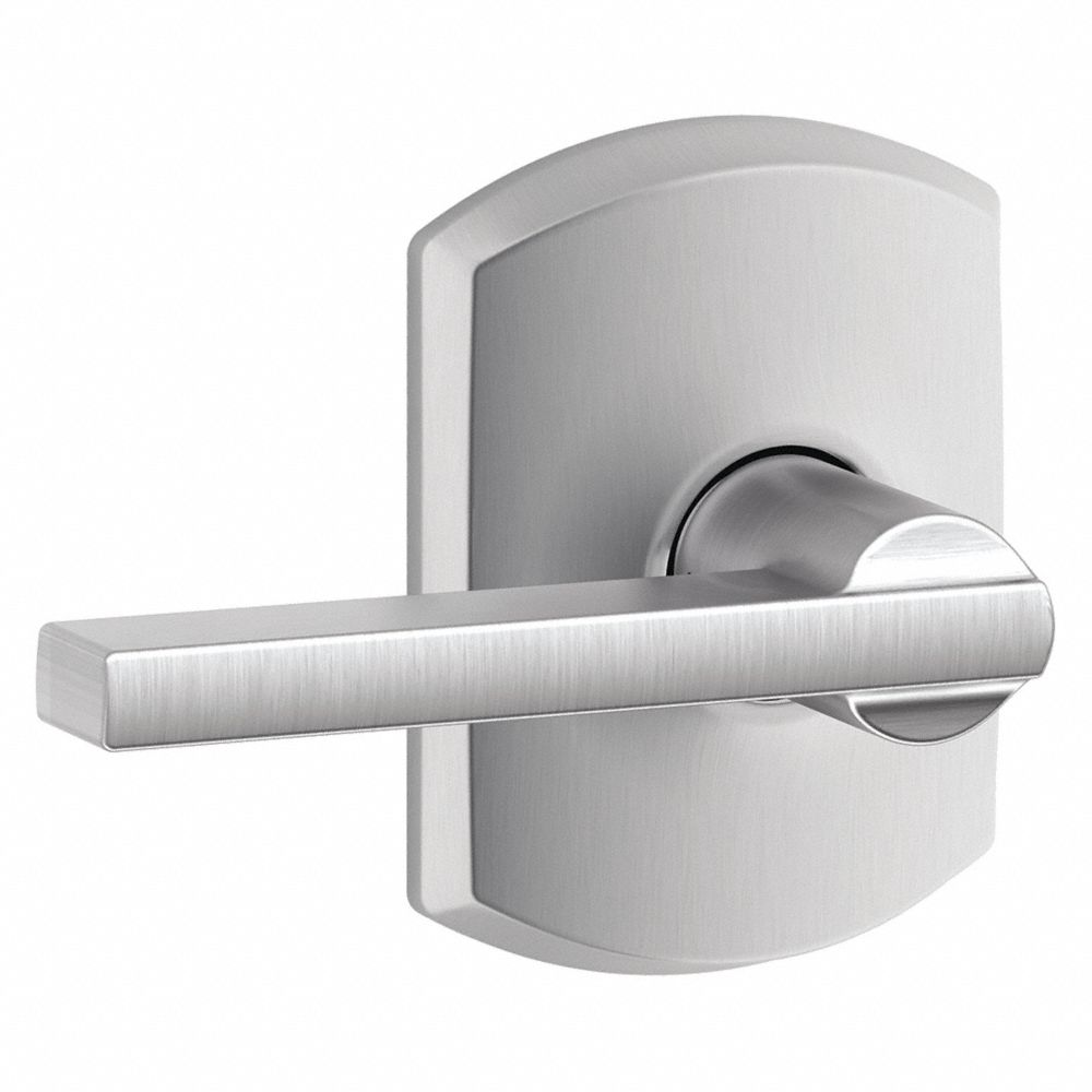 Door Lockset, Passage Lever Locksets, Chrome, ADA Compliant