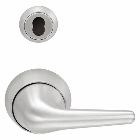 SCHLAGE 09-138 SL1 630 BD Antiligature Lever, Grade 1, Anti Ligature Lever, Stainless Steel, Not Keyed | CT9XJC 457D13