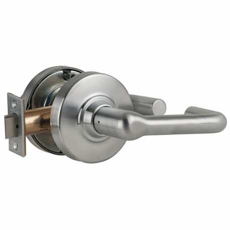 SCHLAGE ND10S TLR 626 Lever, Grade 1, Nd Tubular, Satin Chrome | CT9YXY 28XZ25