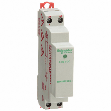 SCHNEIDER ELECTRIC 861HSSR210-DC-1 Hazardous Location Solid State Relay, DIN-Rail/Surface Mounted, SCR | CU2DXA 6CWU7