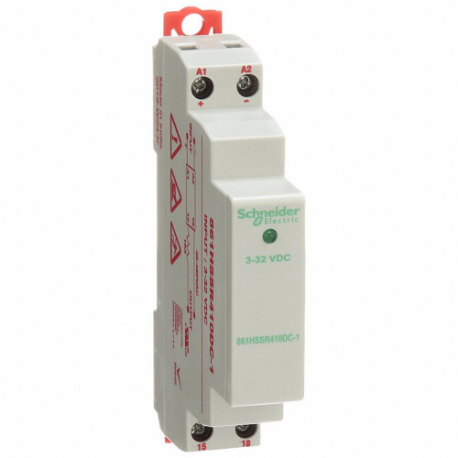 SCHNEIDER ELECTRIC 861HSSR410-DC-1 Hazardous Location Solid State Relay, DIN-Rail/Surface Mounted, SCR | CU2DXC 6CWU9