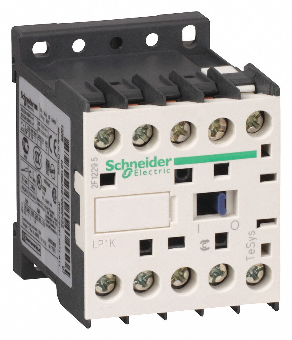SCHNEIDER ELECTRIC LP1K1201BD IEC Magnetic Contactor 24V Coil 12A | AJ2DNQ 48N743
