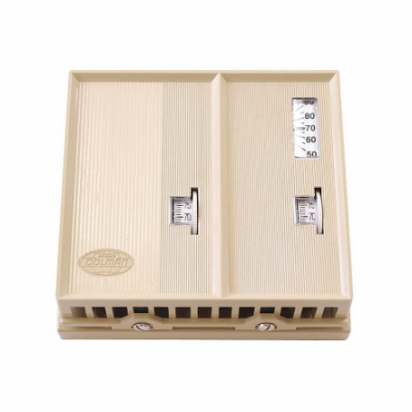 SCHNEIDER ELECTRIC TC-1161 Thermostat, 2 to SPDT, 55 Degrees to 85 Degrees F, 2 Set Points | CR4GYR 161Y39