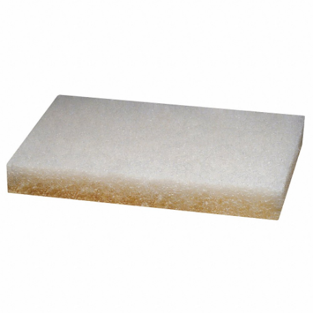 Sanding Hand Pad, 4 5/8 Inch x 10 in, Non-Abrasive, Ultra Fine, White
