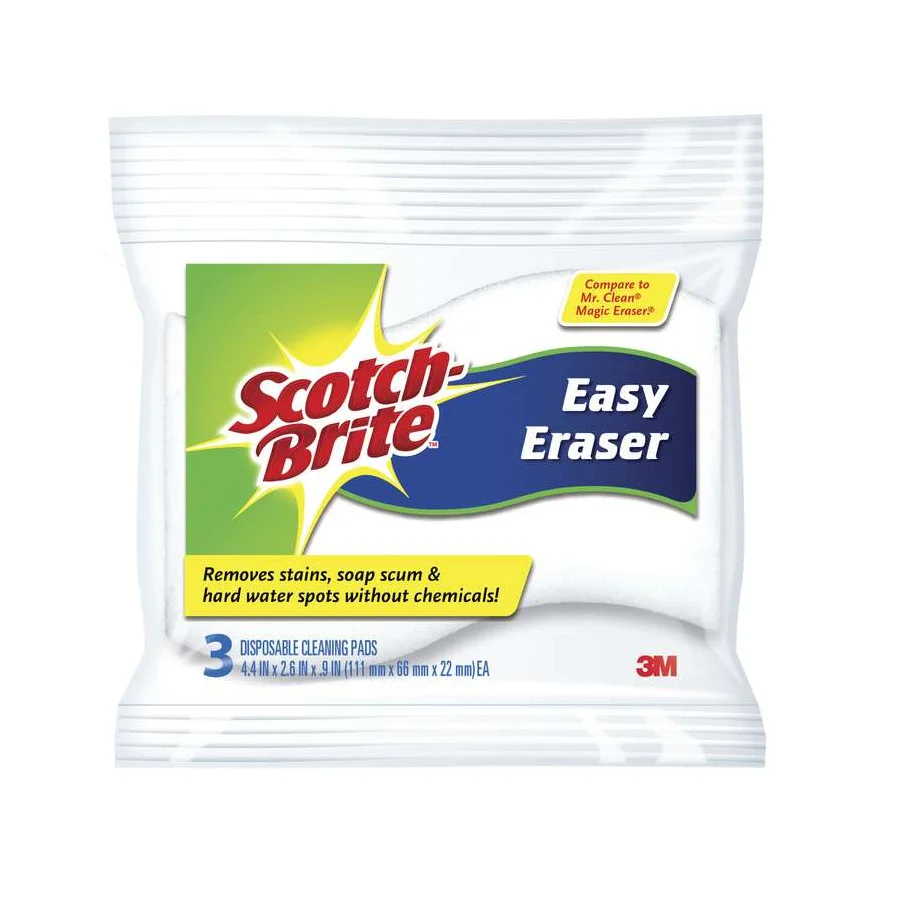 Easy Erasing Pad, 4.4 Inch X 2.6 Inch X 0.9 Inch