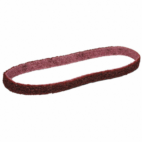 SCOTCH-BRITE 7000120687 Surface-Conditioning Belt, 1/4 Inch W X 18 Inch L, Aluminum Oxide, Medium, Scrim Backing | CU2GHR 477A93