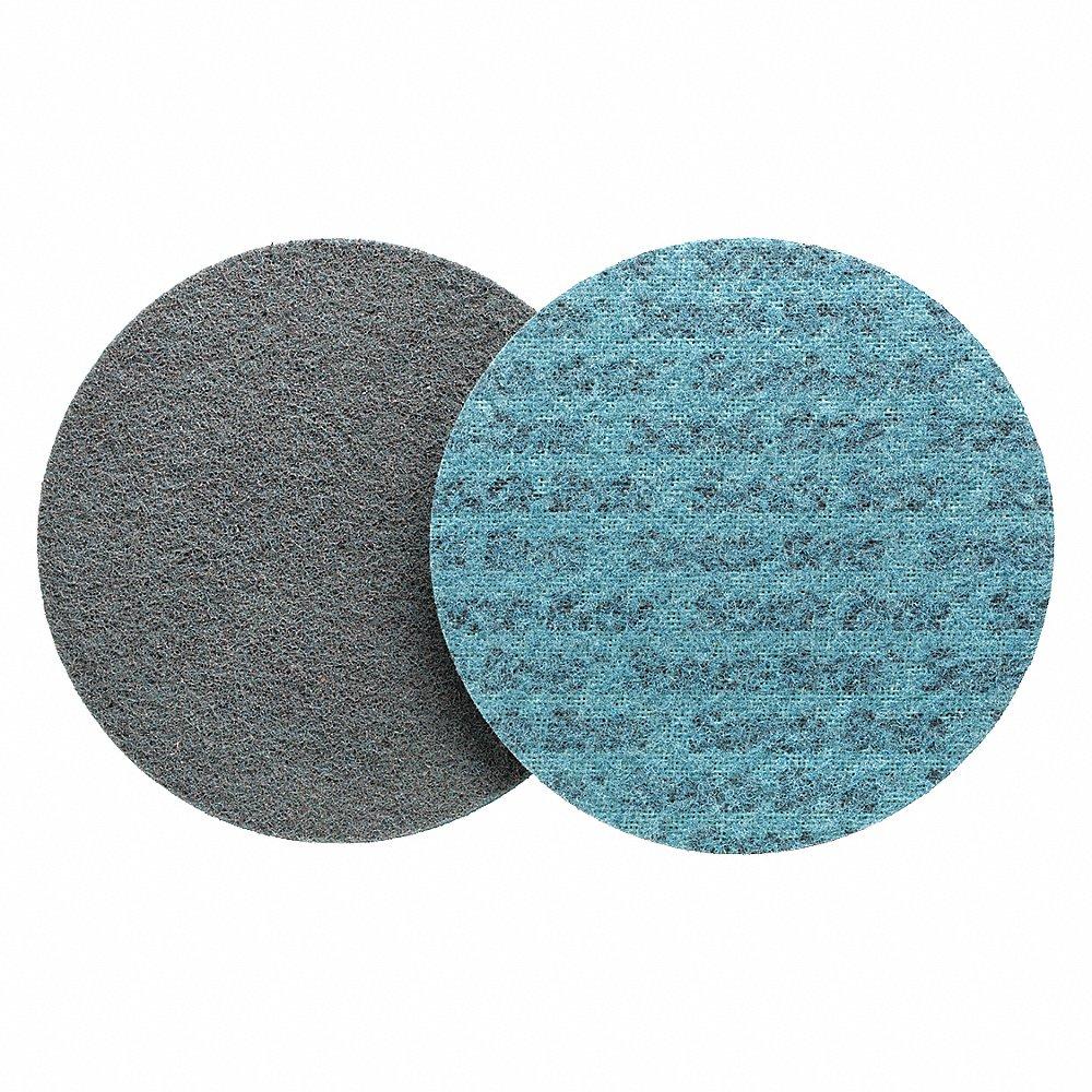 SCOTCH-BRITE 7100075582 Hook-and-Loop Surface Conditioning Disc, 5 Inch Dia, Aluminum Oxide, Very Fine, Very Fine | CU2HYX 45EL61