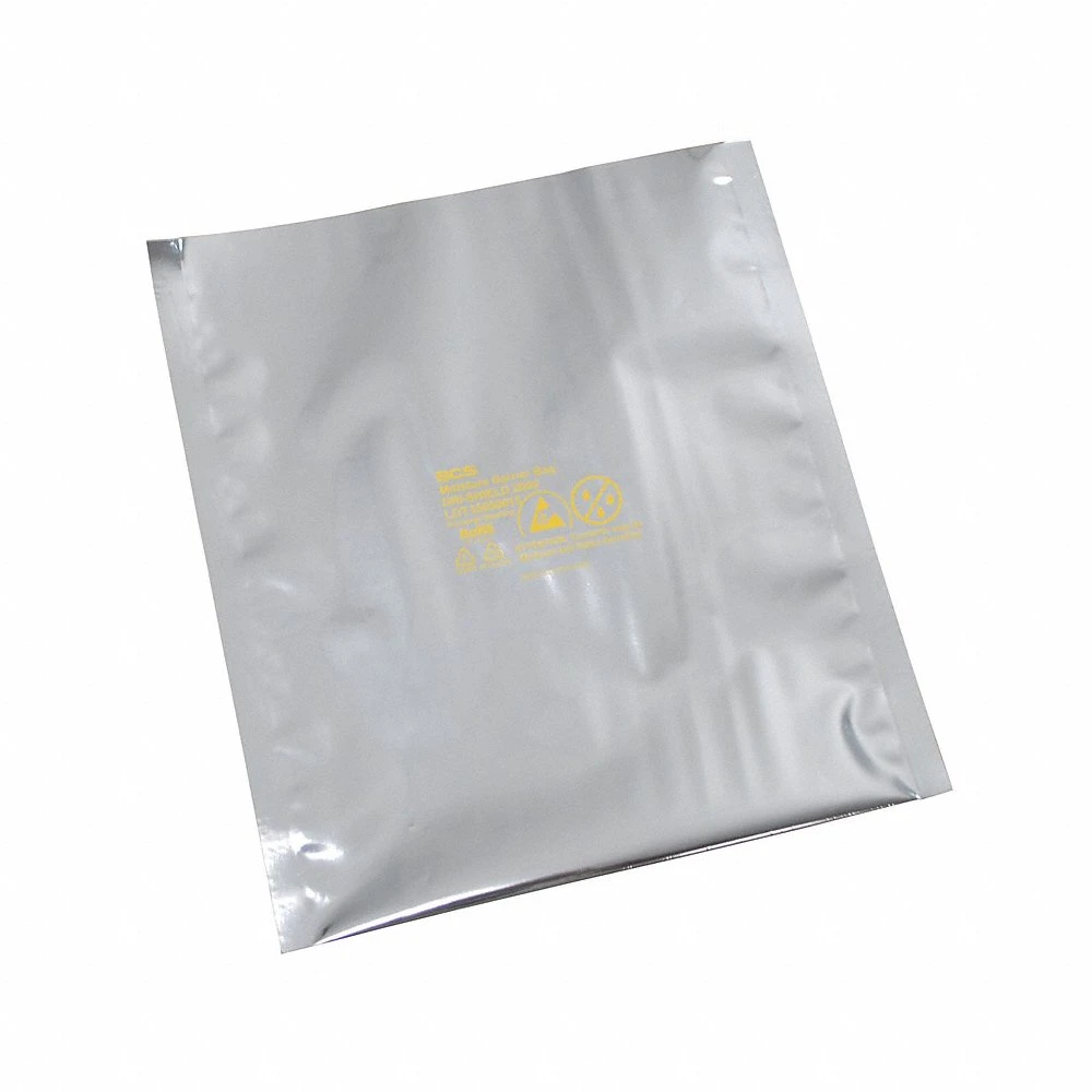 Moisture Vapor Barrier Bag, Metal Interior, 12 Inch Lg