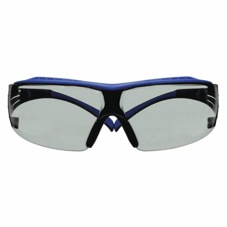 SECUREFIT SF407XSGAF-BLU Safety Glasses, Wraparound Frame, Frameless, Light Gray, Blue/Gray, Blue/Gray, Unisex | CU2LAE 498W22