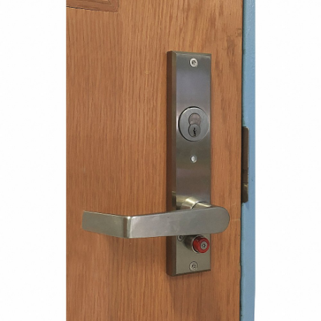 SECURITECH SPELL-M1A-630-RH Door Lever Lockset, Spell M Escutcheon, Stainless Steel, Less Cylinder | CU2LGJ 49WL71
