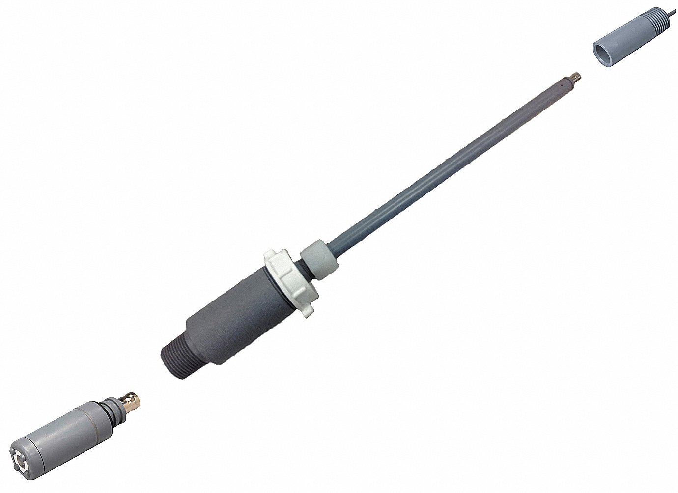 SENSOREX S6800 Ph Insertion Assembly 0 14 Ph, 0 Deg To 80 Deg C, Cpvc, Bnc, Flat, Ag/Agcl | CU2MCH 16Z021