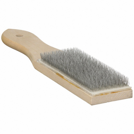 File Card, 8 Inch Overall Length, Steel Wire Bristles