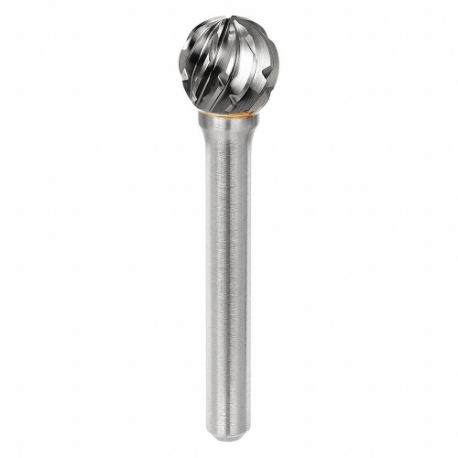 SGS PRO 19359 Ball Bur SD Cut, 1/4 Inch Shank Dia, 5/16 Inch Head Dia, Length of Cut 1/4 in, SD-2 | CU2MXK 49EJ59