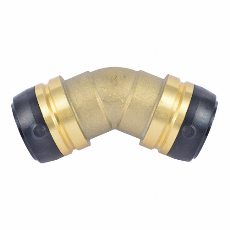 SHARKBITE UXL0535 Push To Connect Elbow, Brass, Push-To-Connect x Push-To-Connect | CU2NAM 788H94