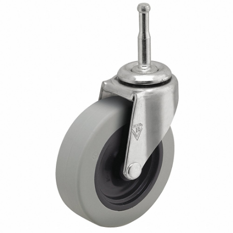 SHEPHERD CASTER PRE30302ZN-TPU Single-Wheel Grip-Neck Stem Caster, Swivel Caster | CU2PYJ 60FA76