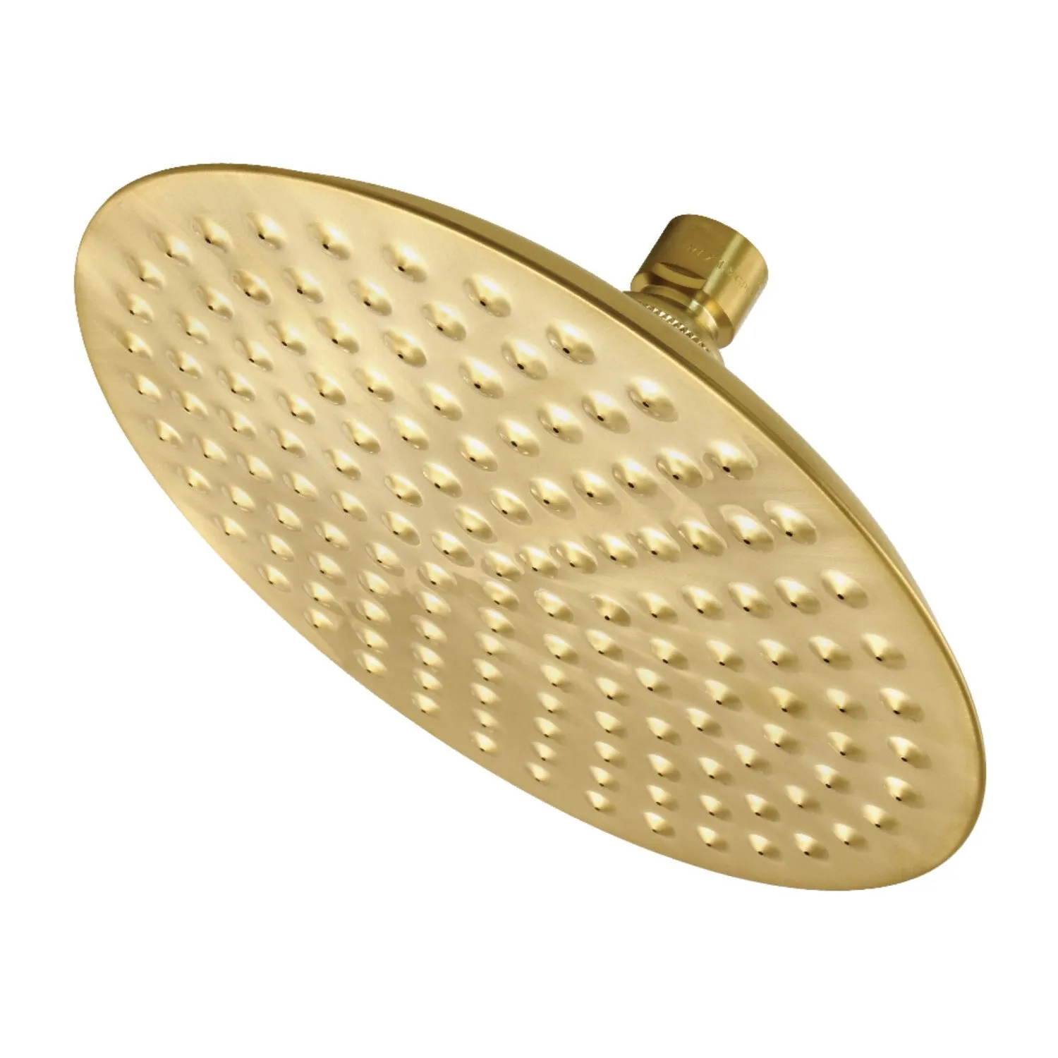 Shower Head, Brushed Brass, Wall Mount