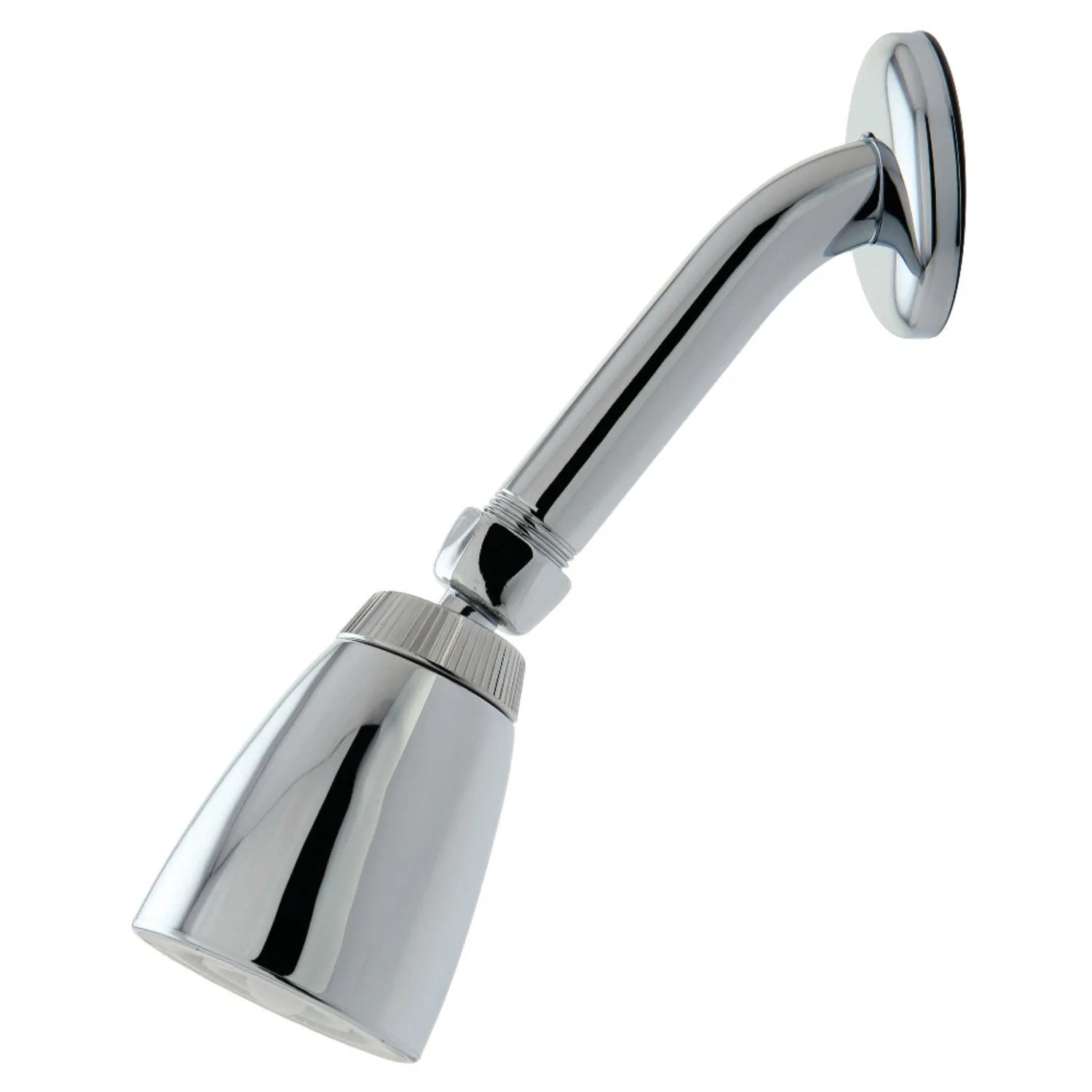 Shower Head, Polished Chrome, Wall Mount
