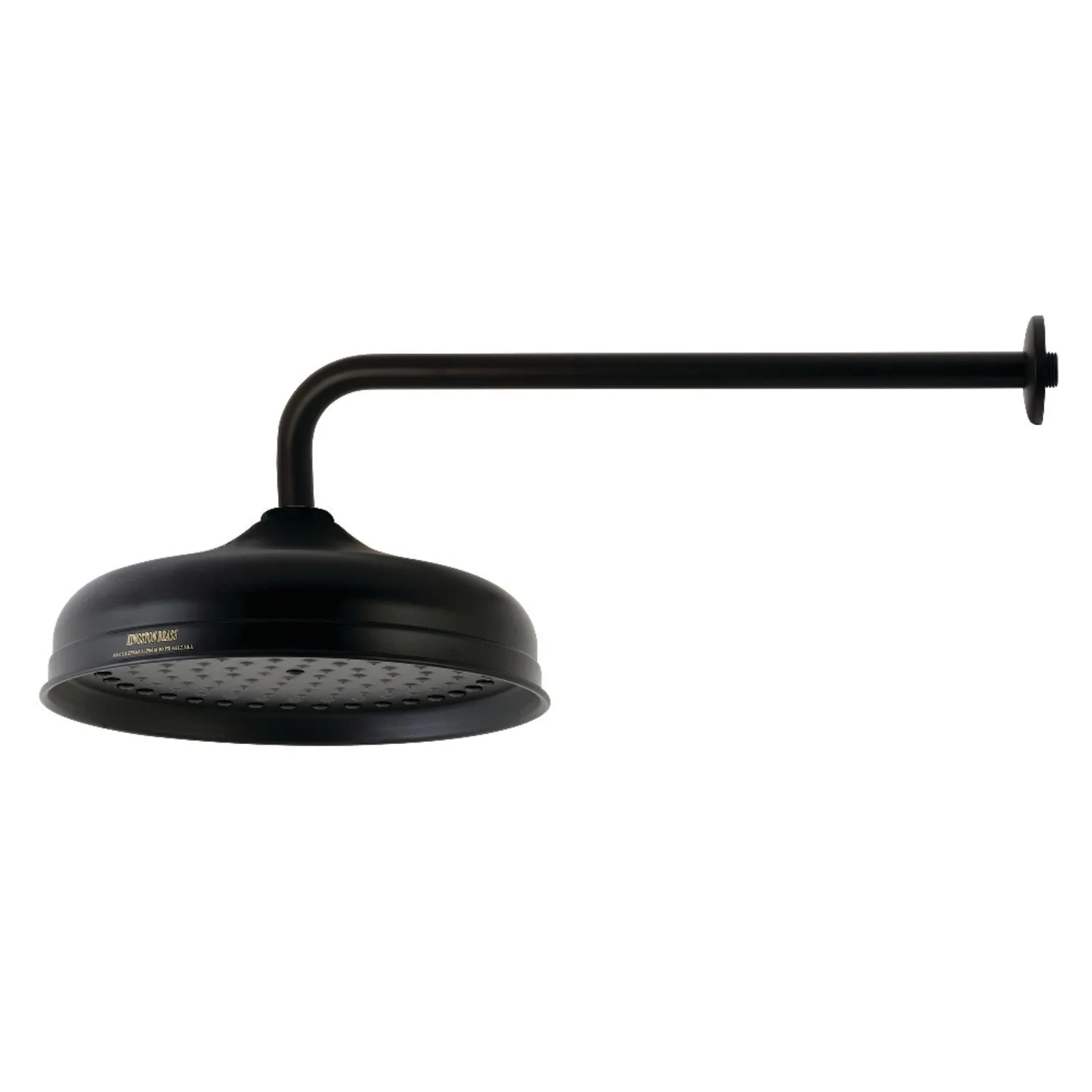 Shower Head, Matte Black, Wall Mount