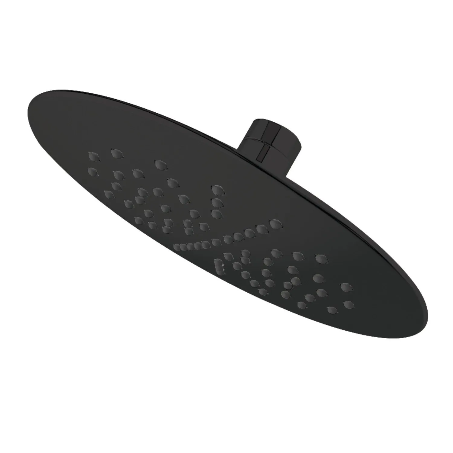Shower Head, Matte Black, Wall Mount