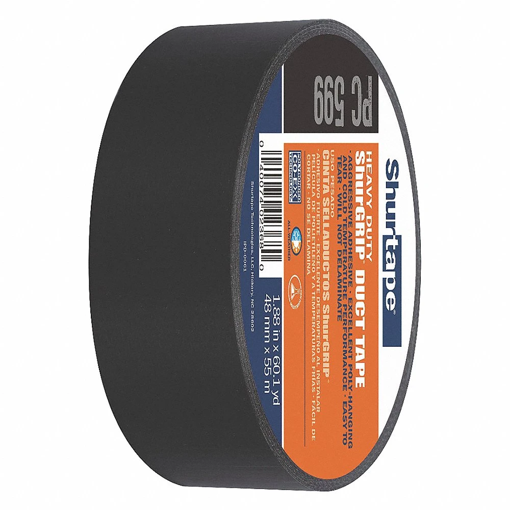 SHURTAPE PC 009 BLK-48mm x 55m-24 rls/cs