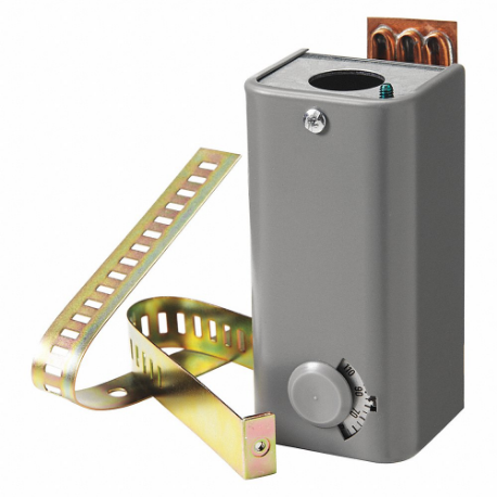 Electric Surface Mounted Thermostat, Heat And Cool, 50 Deg To 200 Deg F