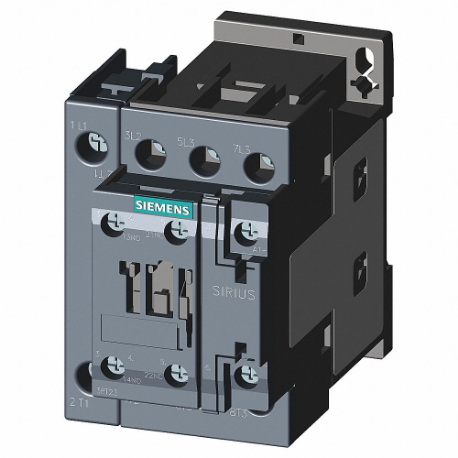 SIEMENS 3RT23271BB40 Iec Magnetic Contactor, 24 V Dc Coil Volts, 1No/1Nc | CU2TFV 13Y709