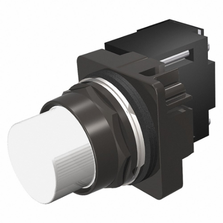 SIEMENS 52BL4GB Pilot Light Complete, 30 mm Size, Transformer, 120VAC, White, Incandescent, Round | CU2VTU 22KL22