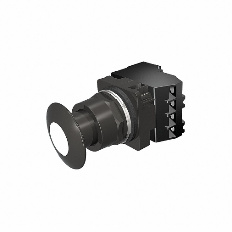 SIEMENS 52BP2EBAB Illuminated Push Button, Maintained Pull/Maintained Push, White | CU2UFP 22KL99