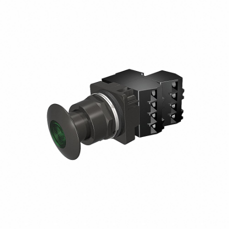 SIEMENS 52BP2D3G Illuminated Push Button, Maintained Pull/Maintained Push, Green | CU2UBX 22KL76