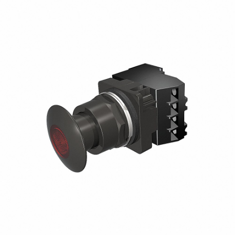 SIEMENS 52BP2E2AB Illuminated Push Button, Maintained Pull/Maintained Push, Red | CU2UEG 22KL87