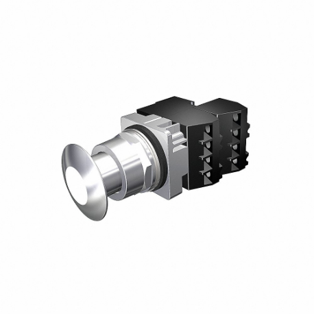 SIEMENS 52PP2DBG Illuminated Push Button, Maintained Pull/Maintained Push, White | CU2UEN 22KT49