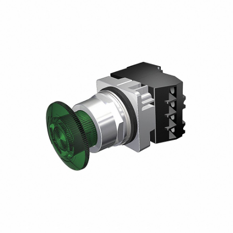 SIEMENS 52PR8JSAB Illuminated Push Button, Turn To Release, Green, 6V Ac, Led | CU2UKD 22KU61