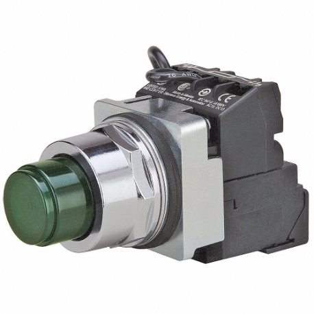 SIEMENS 52PT6D3A Illuminated Push Button, Maintained/Momentary, Green, 24V Ac/Dc | CU2TTC 6EWR7