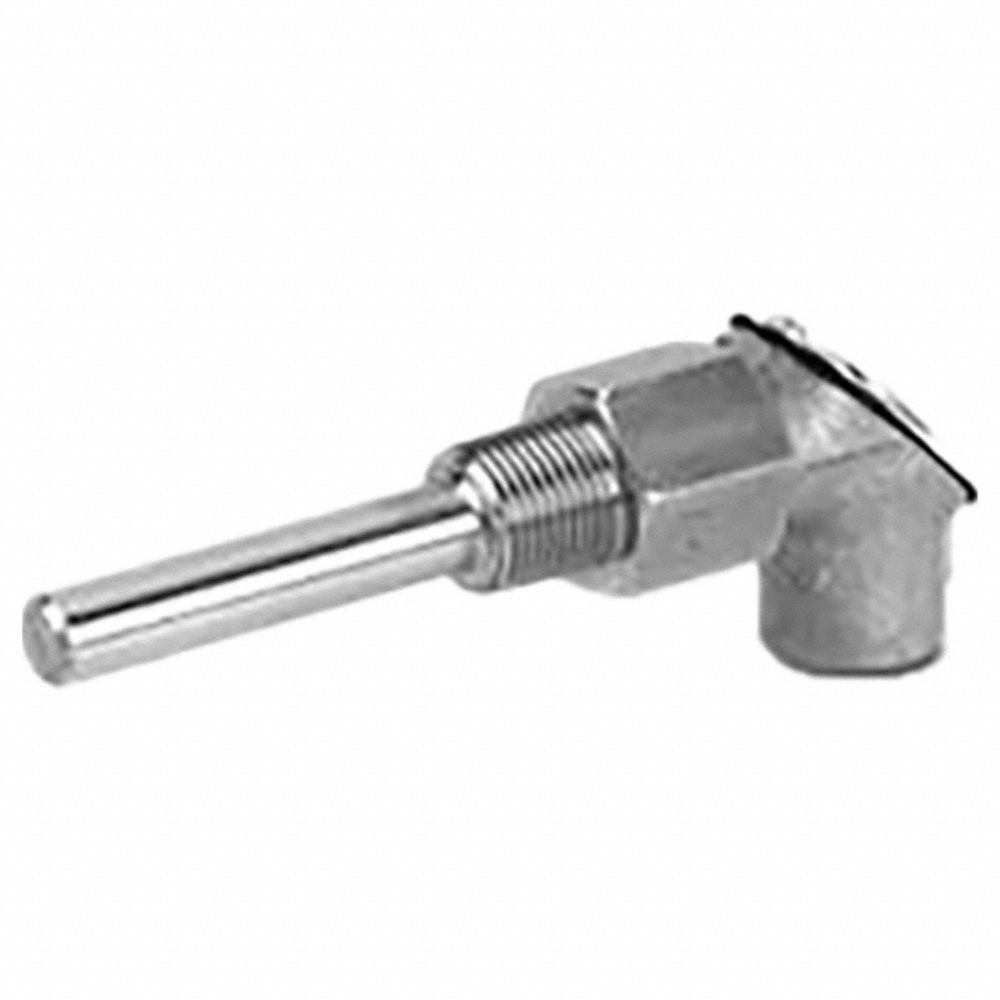 Immersion sensor, Surface Mount, Standard Housing, 0-250 Deg F, 375 A, Stainless Steel
