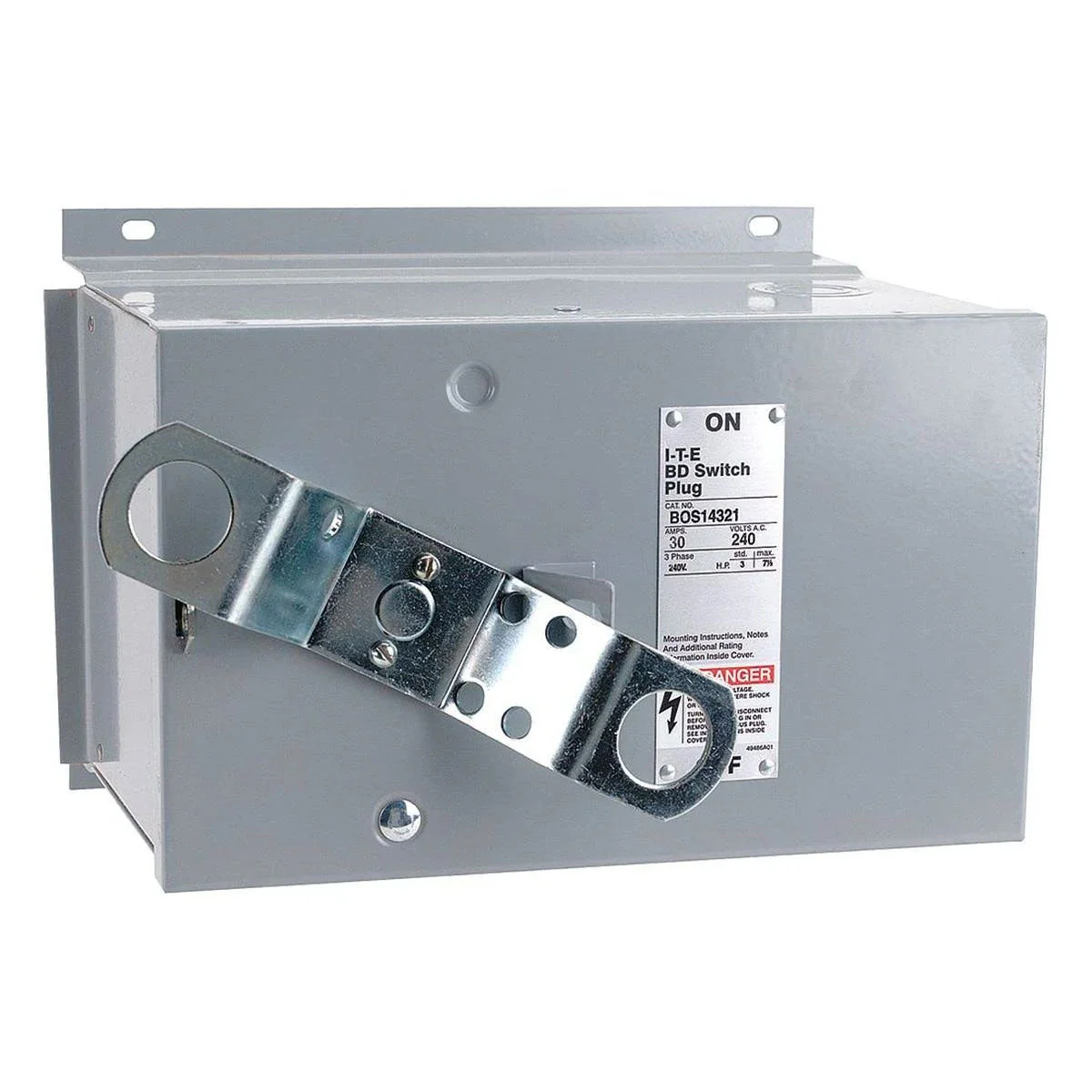 Bus Plug, 400 A, 250V, 3 Pole, 3 Wire