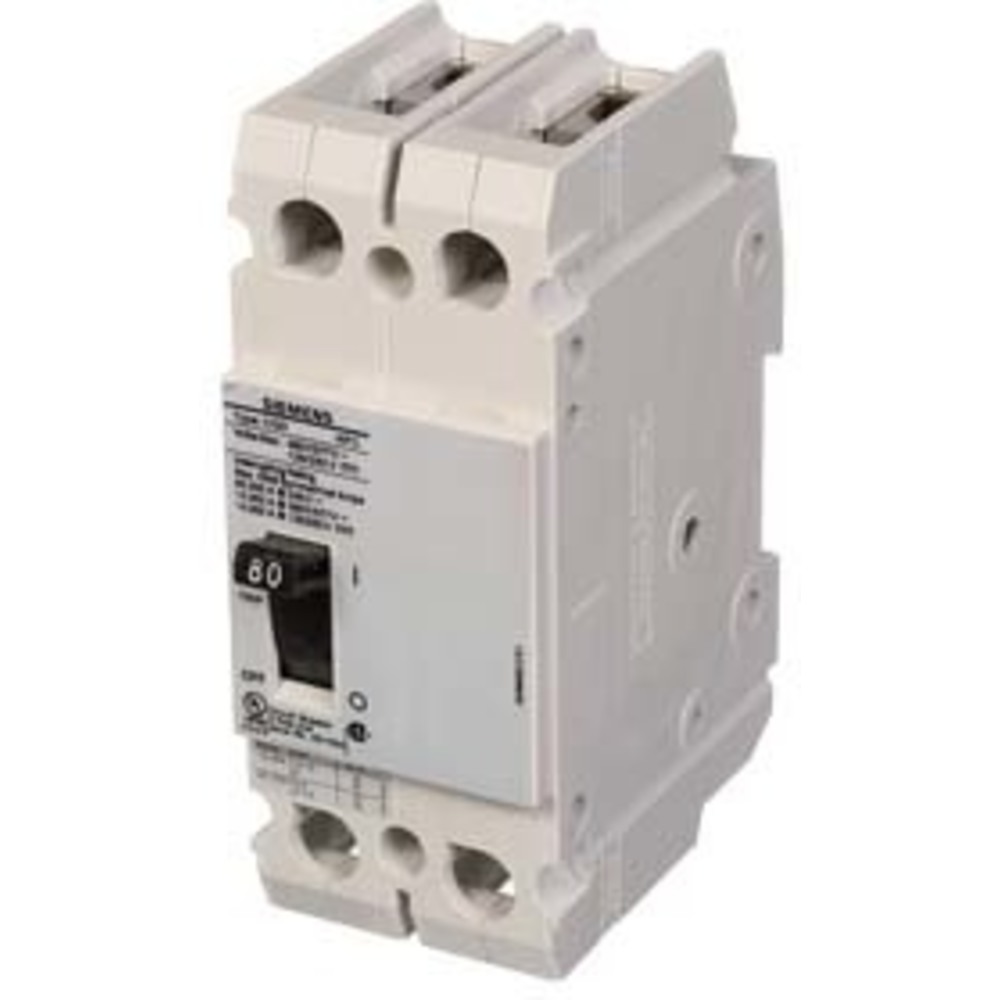 SIEMENS CQD280 Circuit Breaker Feed-thru 80 Amp 480vac 2p 14kaic@480v | AG8MQA