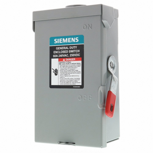 SIEMENS GNF322RA Safety Switch, General Duty, 3 Phase | CE9LAD 55CH38
