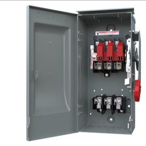 SIEMENS HF362R Safety Switch, Fusible, 60 A, Three Phase, 600 Vac, Galvanized Steel, Indoor/Outdoor | CU2WLX 20RC29