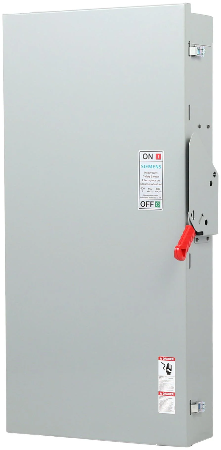 Switch, 600A, 600V, 3 Pole, Fusible, HF Frame Type