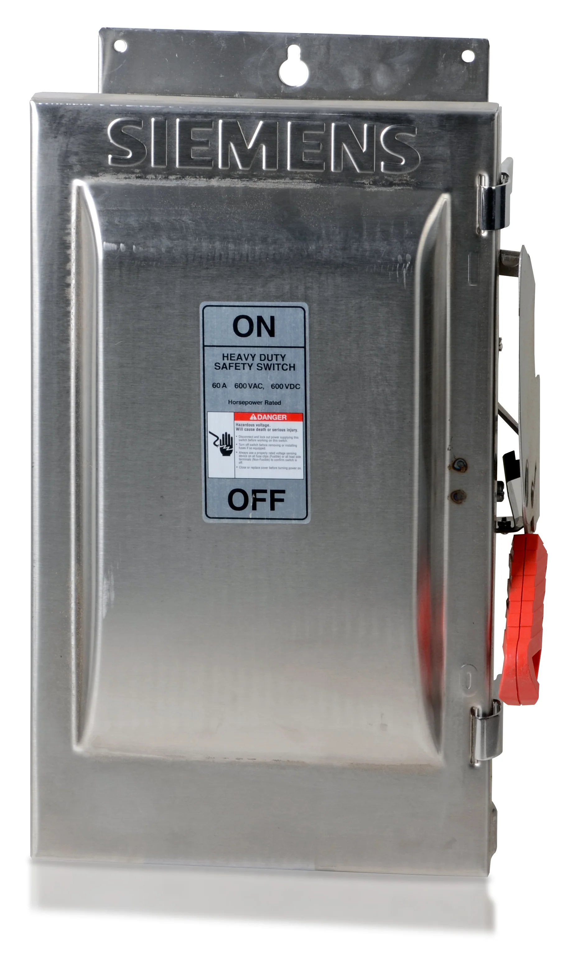 Switch, 60A, 600V, 3 Pole, Non-Fusible, HNF Frame Type