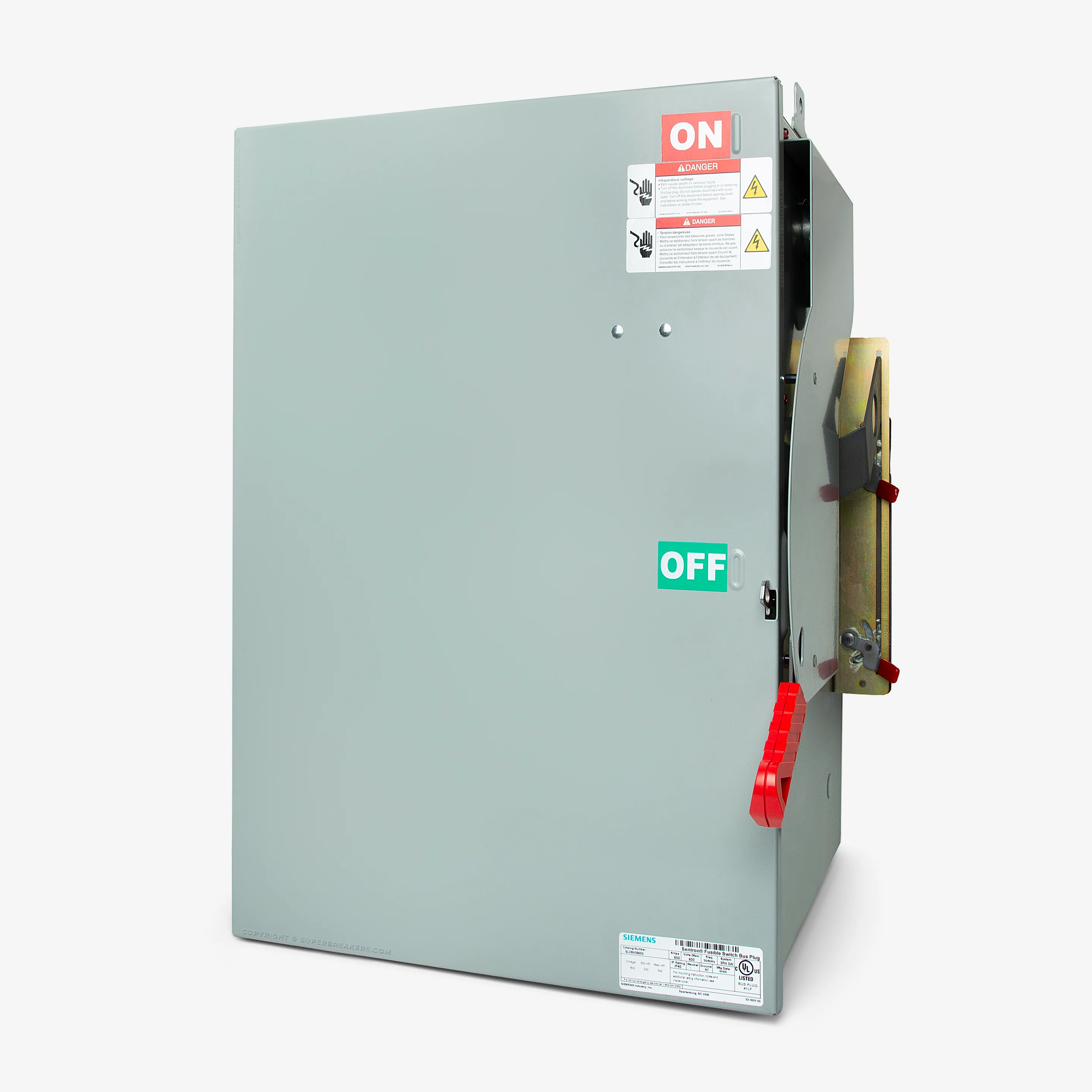 Bus Plug, 600 A, 600V, 3 Wire