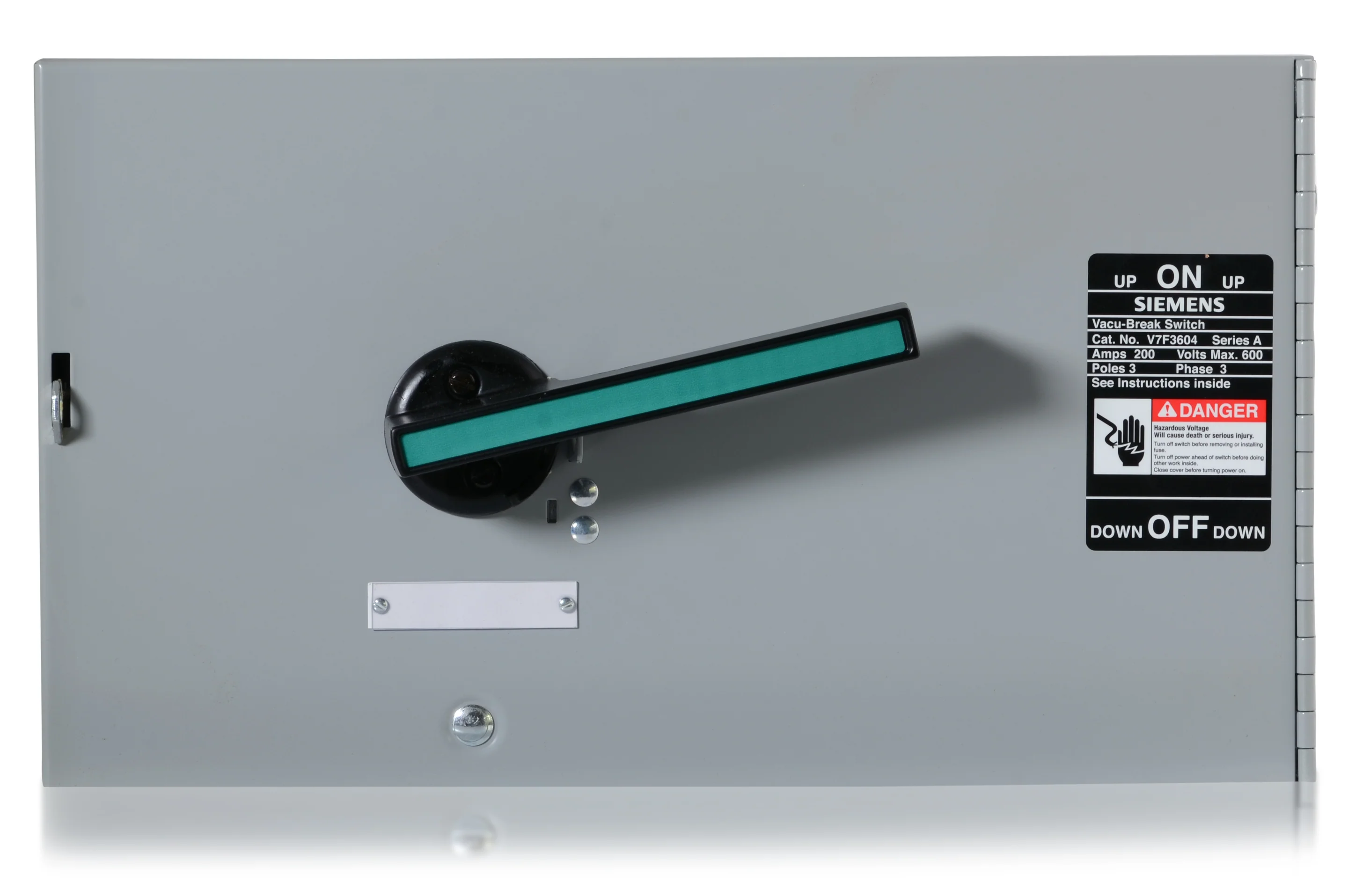 Switch, 200A, 600V, 3 Pole, Fusible, V7 Frame Type