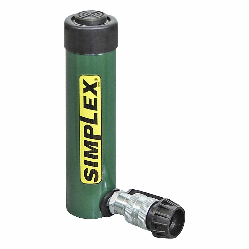 Cylinder, Single Acting, 10 ton Nominal Capacity, 2 3/16 Inch Nominal Stroke Length, Steel